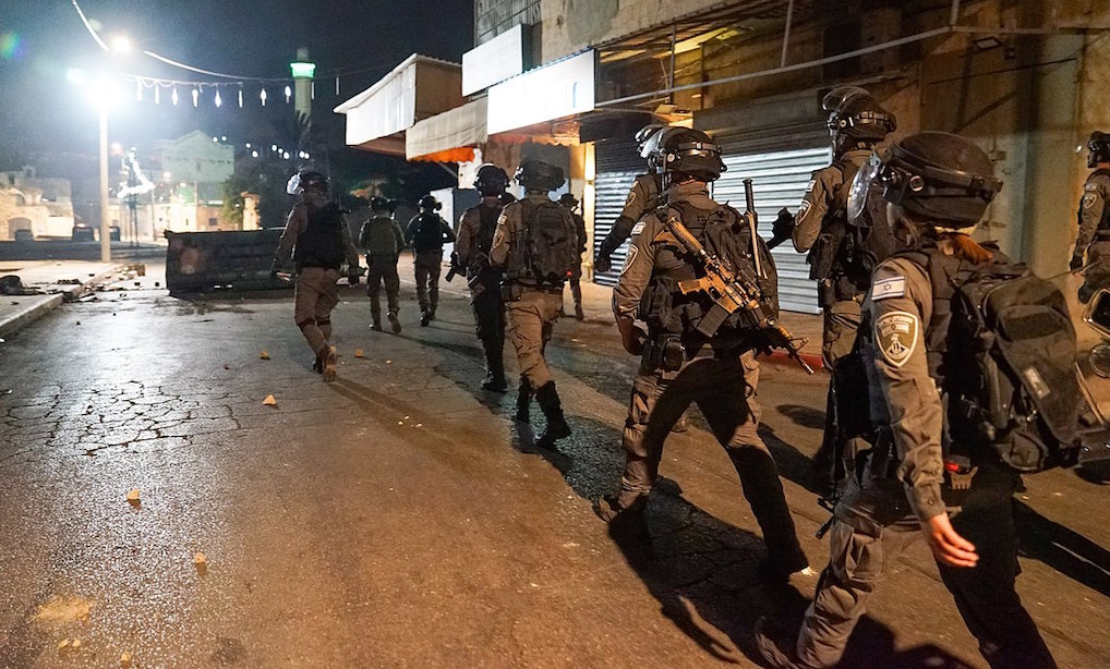 Israeli police officers in Lod. Image credit: Israel Police/Wikimedia Commons