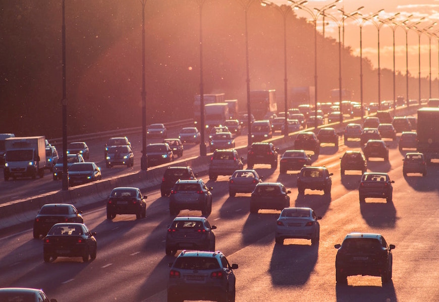 Traffic on a highway. Image credit: Alexander Popov/Unsplash