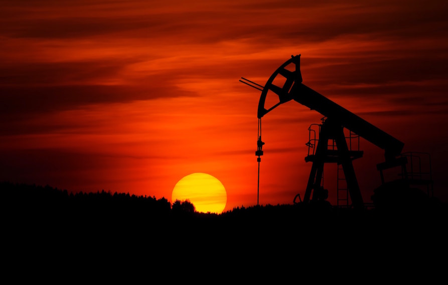 Pump-jack mining crude oil at sunset. Image credit: Zbynek Burival/Unsplash