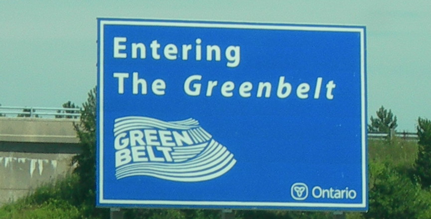 Entering the Greenbelt Ontario sign. Image: Jimmy Emmerson/Flickr