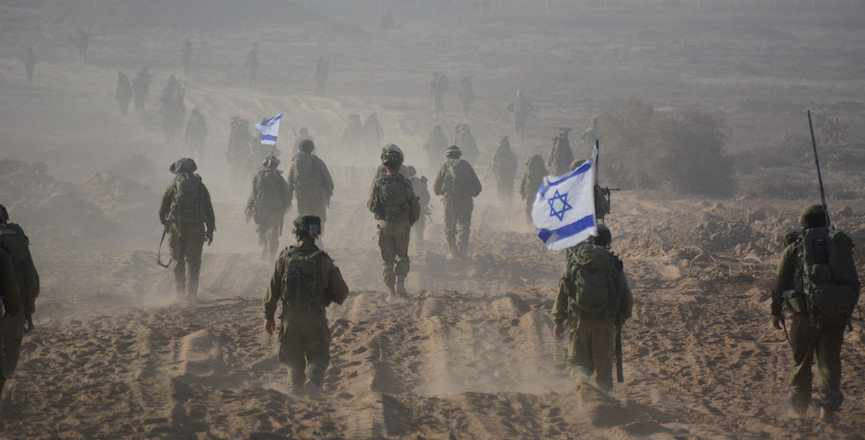 IDF soldiers operating in Gaza. Image: Israel Defense Forces/Flickr