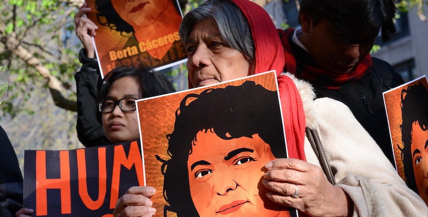 Justice for Berta Cáceres. Image: Daniel Cima/CIDH/Flickr