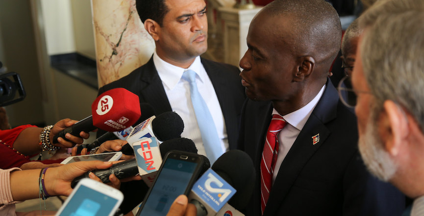 Assassinated Haitian President Jovenel Moïse. Image: Karla Sepúlveda/ Presidencia República Dominicana​/Flickr