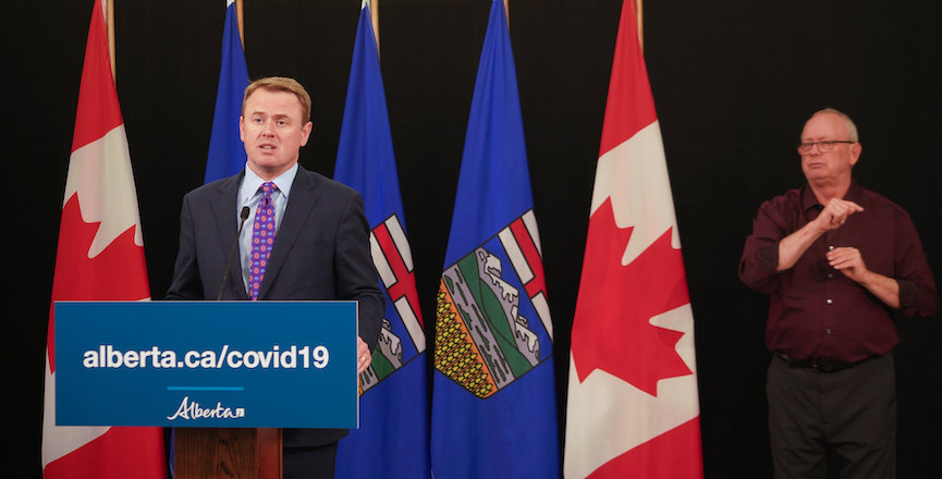 Alberta Health Minister Tyler Shandro. Image: Alberta Newsroom/Flickr