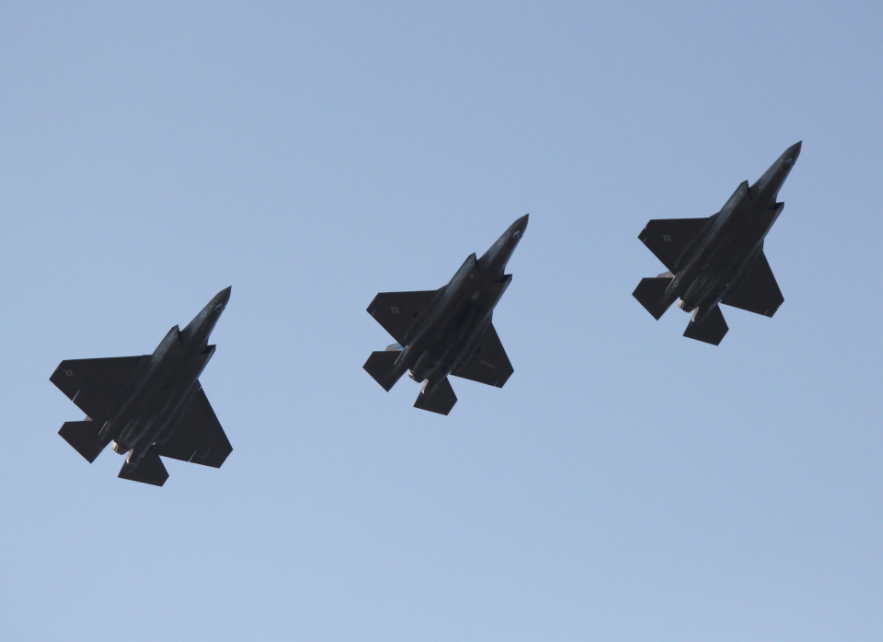 F35s. Image: Wikimedia Commons