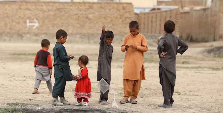 Children in Kabul, Afghanistan, 11 months ago. Image: Sohaib Ghyasi/Unsplash