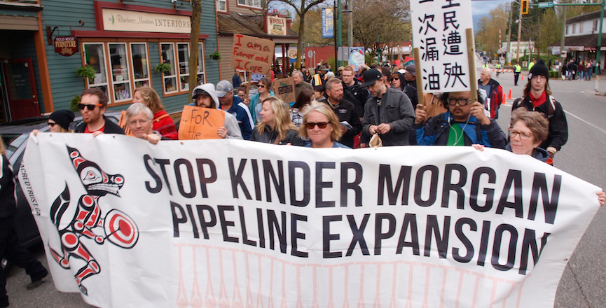 March and Rally -Saturday April 11th, 2015 in Fort Langley against TMX. Image: Jen Castro/Flickr