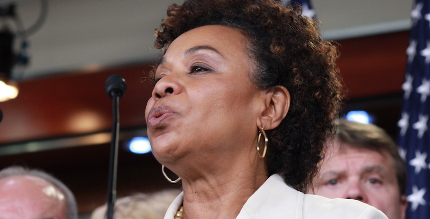 Barbara Lee in 2012. Image: Talk Media News Photos Archive/Flickr