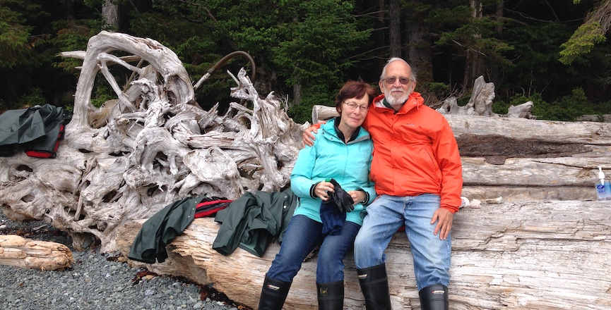 Murray Dobbin with his longtime wife, Ellen Gould. Image: Provided by Ellen Gould