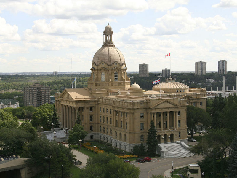 The Alberta legislature (Photo: Kenneth Hynek, Creative Commons).