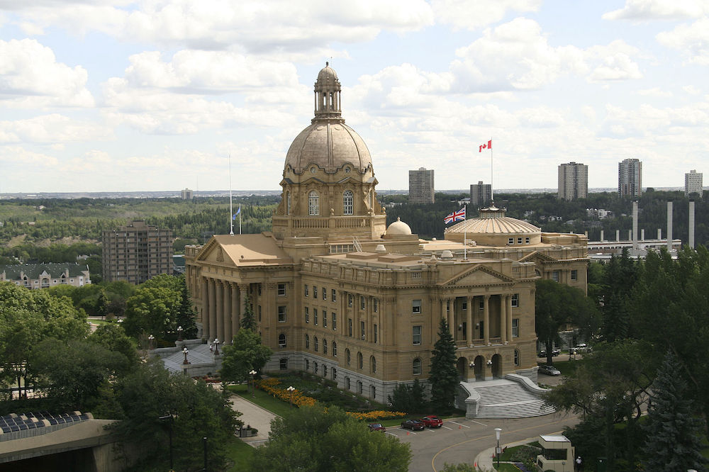 The Alberta legislature (Photo: Kenneth Hynek, Creative Commons).