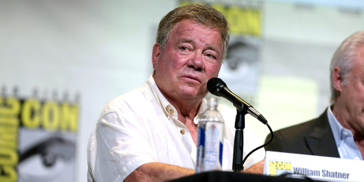Canadian actor and 'Star Trek' star William Shatner, who flew to space this week at the age of 90. (Image: Gage Skidmore/Flickr)