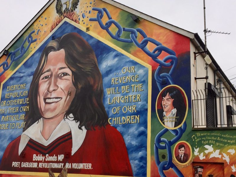 A mural of Irish Republican Bobby Sands in Belfast, Northern Ireland. (Image: Jason Jones/Flickr).