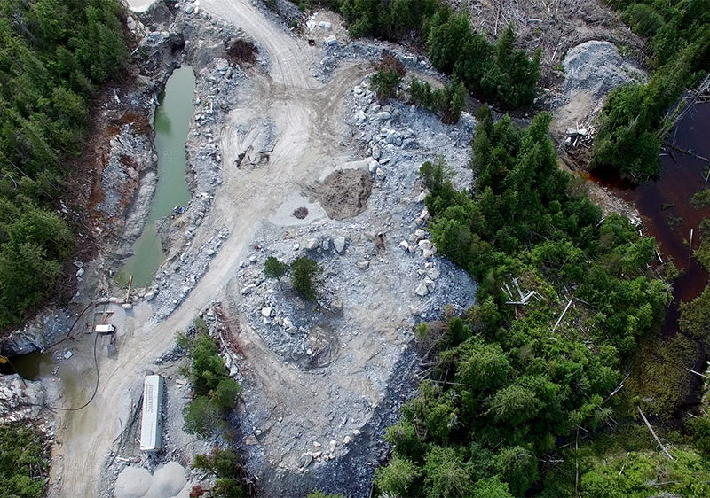 Photo of the Banks Island Gold Mine by Ian McAllister