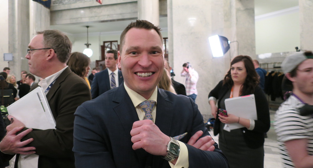 Alberta NDP Economic Development Critic Deron Bilous. David J. Climenhaga/AlbertaPolitics.ca