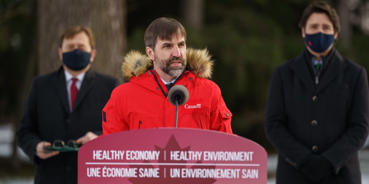 Stephen Guilbeault, Canada's new environment minister, whose first trip as minister will be representing Canada at COP26 next week. (Image: Stephen Guilbeault/Twitter).