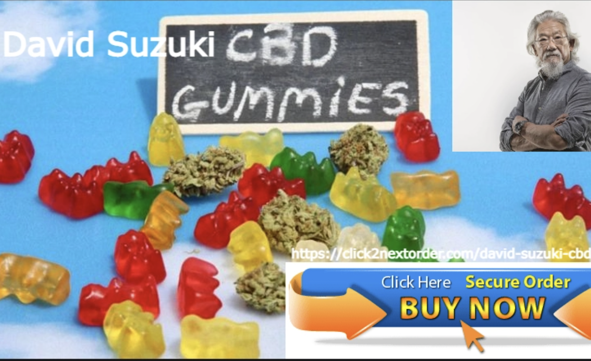 A scam ad for CBD gummies using David Suzuki's image. (Image: supplement24x7.com)