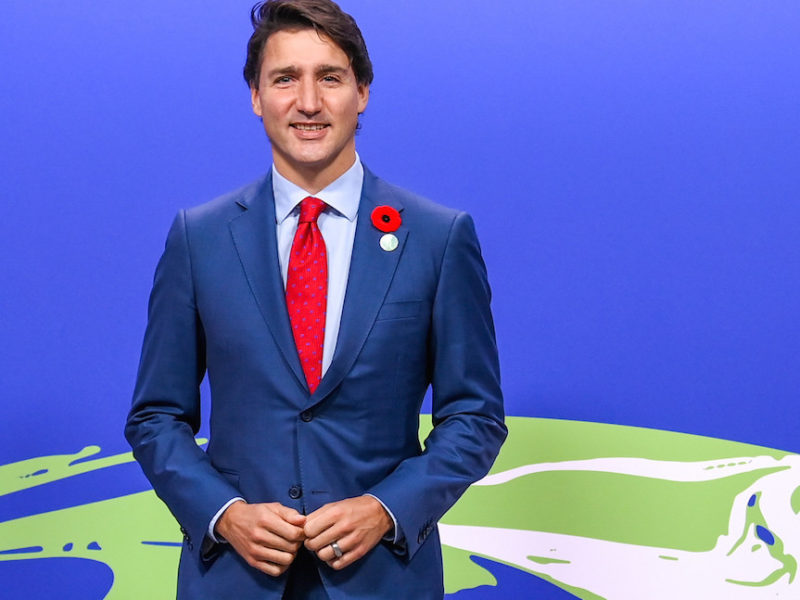 Prime Minister Justin Trudeau attends COP26 in Glasgow.