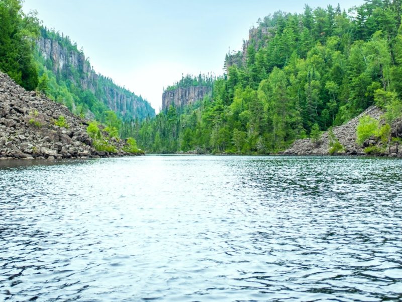 A photo of the waters in Thunder Bay, Ontario.