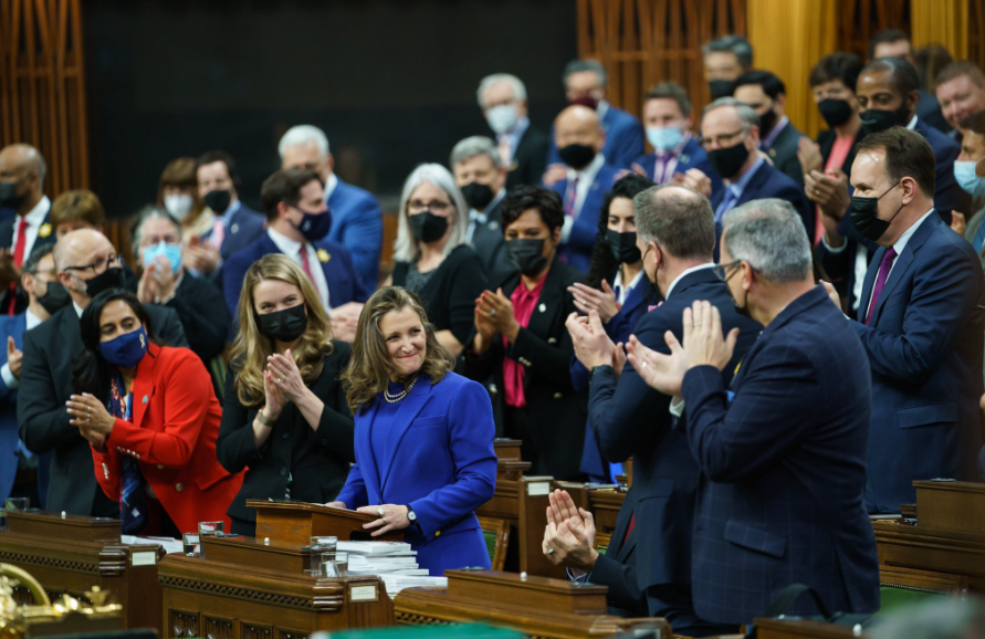 Deputy Prime Minister Chrystia Freeland.