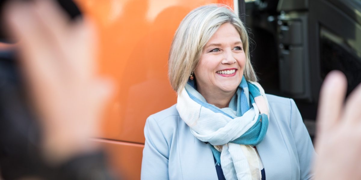 A photo of Ontario NDP leader Andrea Horwath.