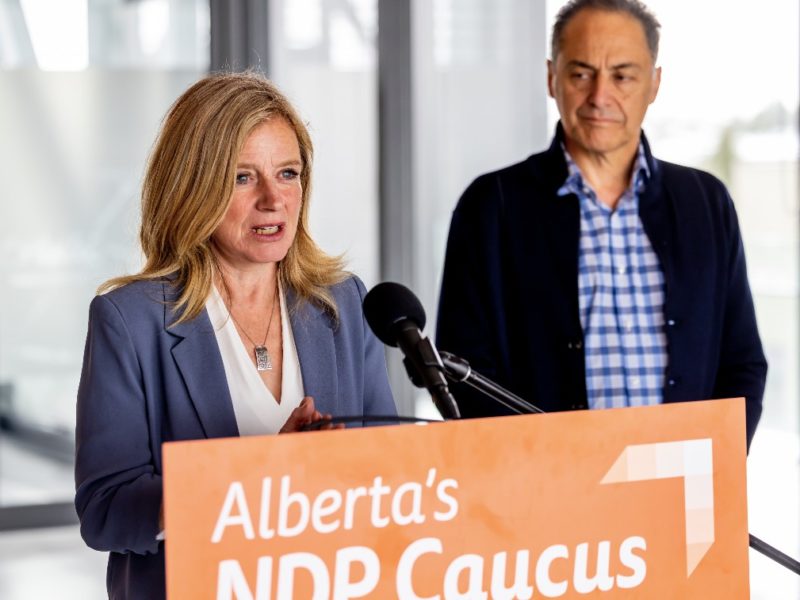 A photo of Alberta NDP leader Rachel Notley.