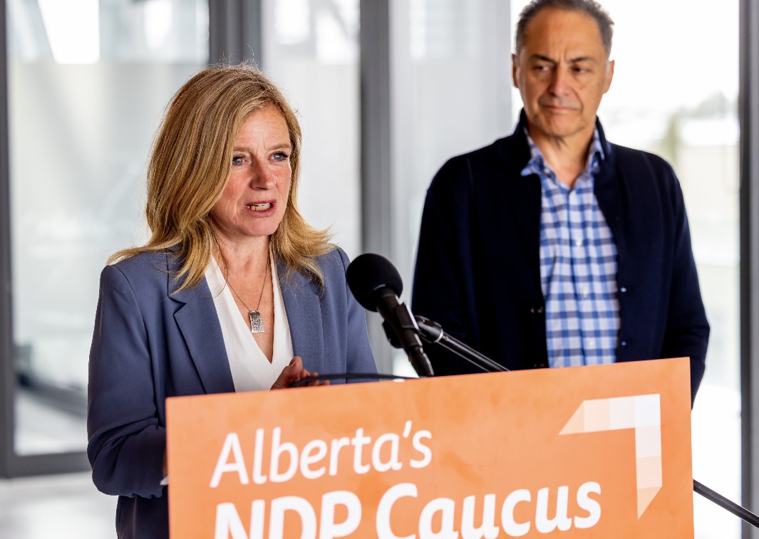 A photo of Alberta NDP leader Rachel Notley.