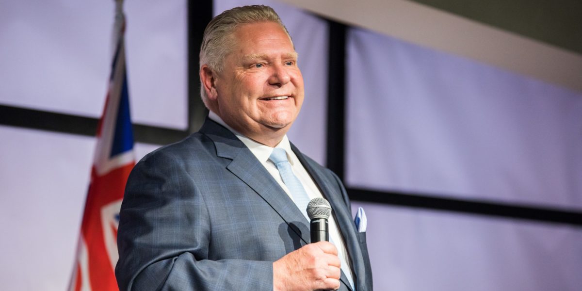 A photo of Ontario Premier Doug Ford.