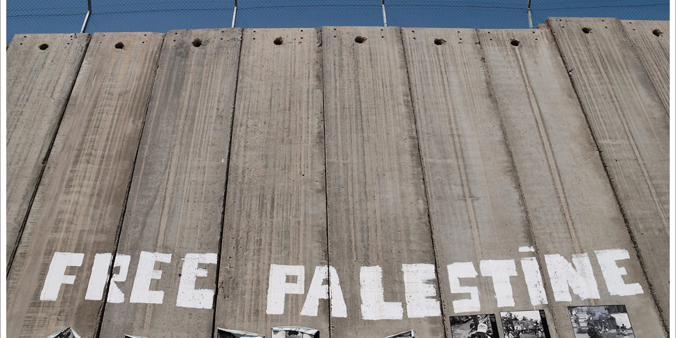 Palestine 2009. Israel's Wall in Bethlehem, West Bank. Shireen Abu Akleh was killed while reporting in the West Bank.