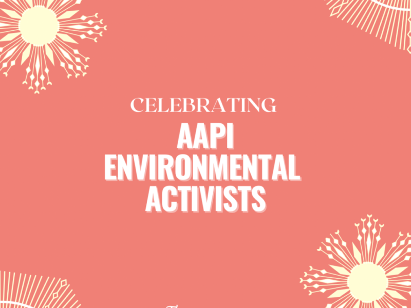 Celebrating Asian Heritage Month Environmental activists