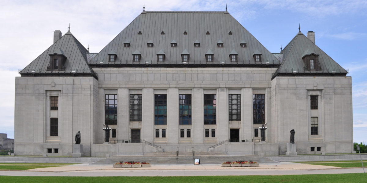 A photo of the Supreme Court of Canada.