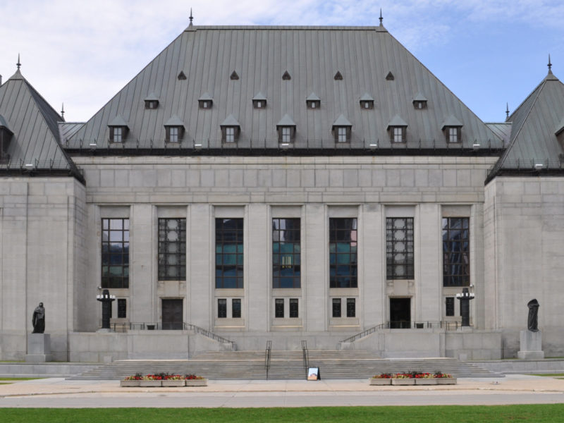 A photo of the Supreme Court of Canada.