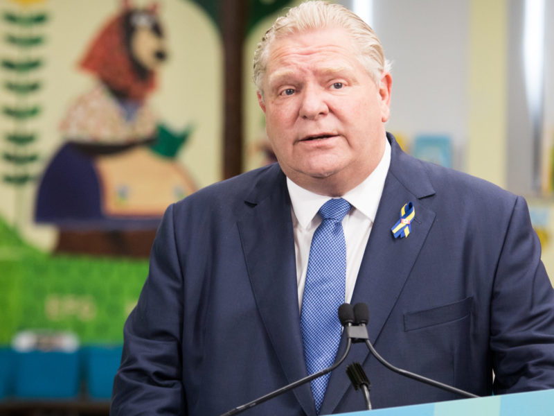 A photo of Ontario Premier Doug Ford.