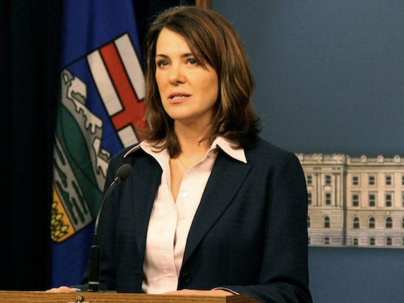 A photo of Alberta Premier Danielle Smith.