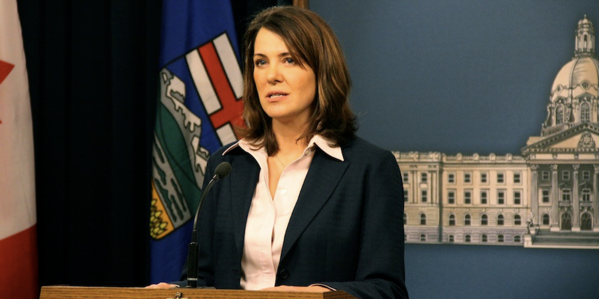 A photo of Alberta Premier Danielle Smith.