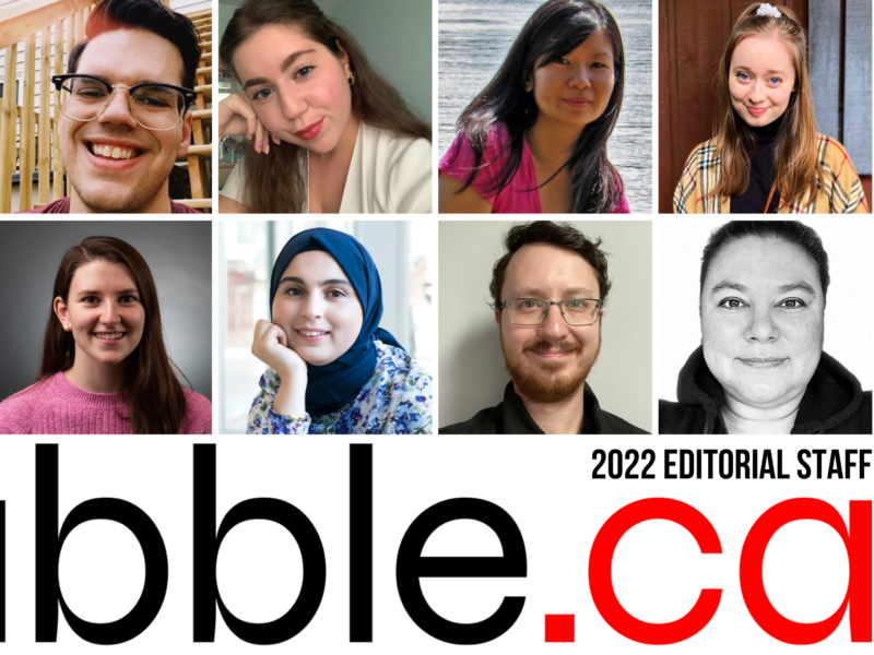 A promotional photo of the new editorial team at rabble.ca