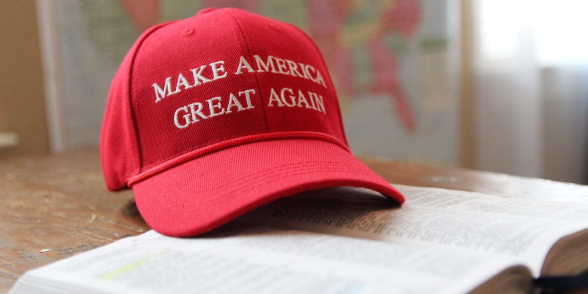 Photo of a MAGA hat