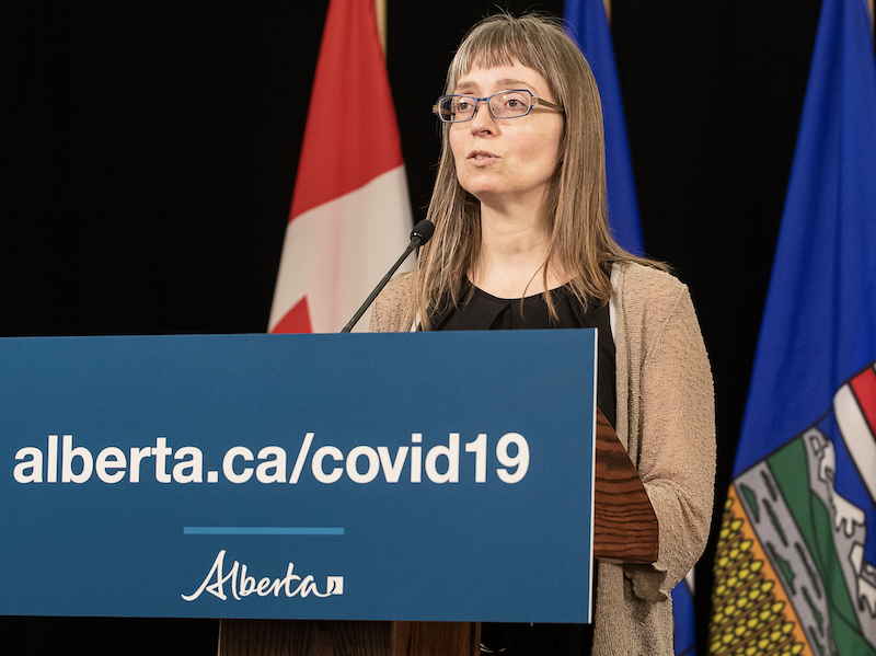 A photo of Alberta Chief Medical Officer of Health Deena Hinshaw,