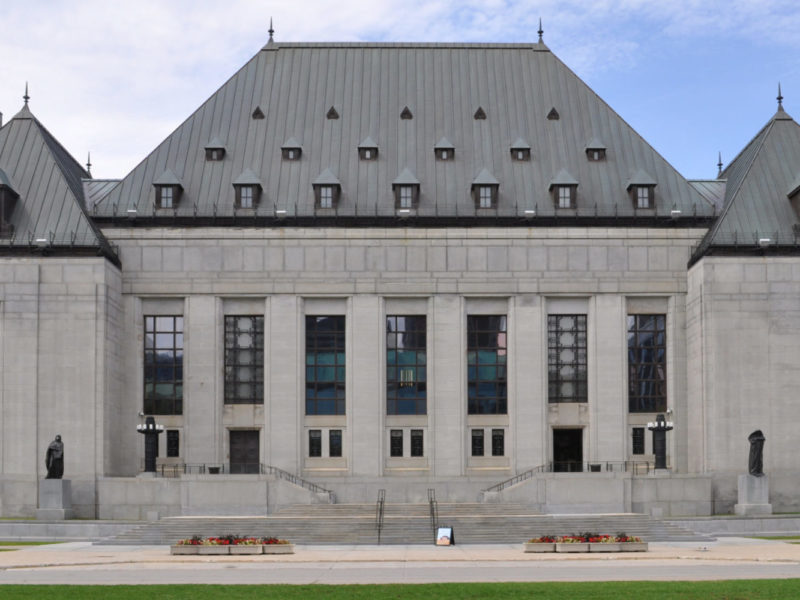 A photot of the Supreme Court of Canada building.