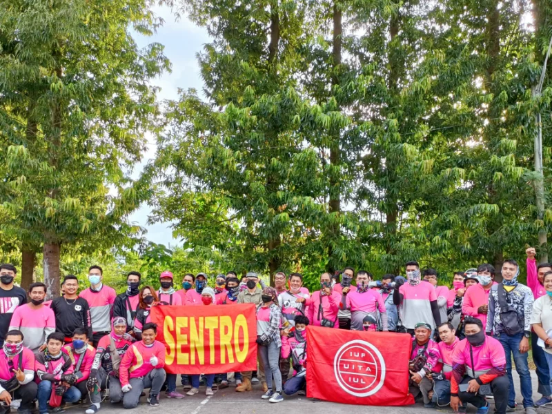digital platform food delivery workers striking in the Philippines