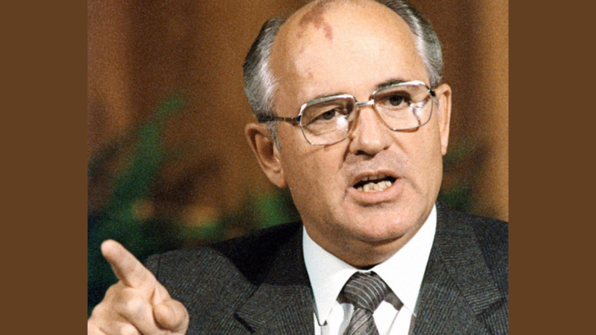 A photo of Mikhail Gorbachev