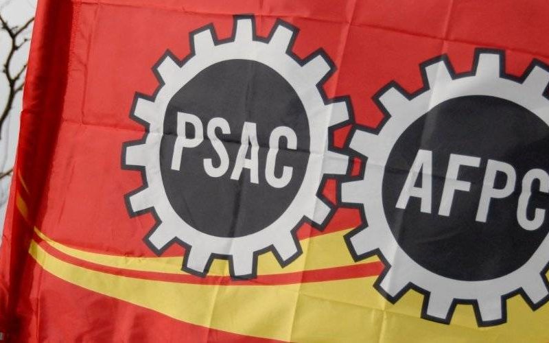 A photo of the PSAC flag