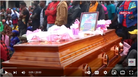 Image of a coffin. Bodies of Kuria villagers killed by mine police at the Barrick-owned and operated North Mara Gold Mine continue to fill local graveyards.