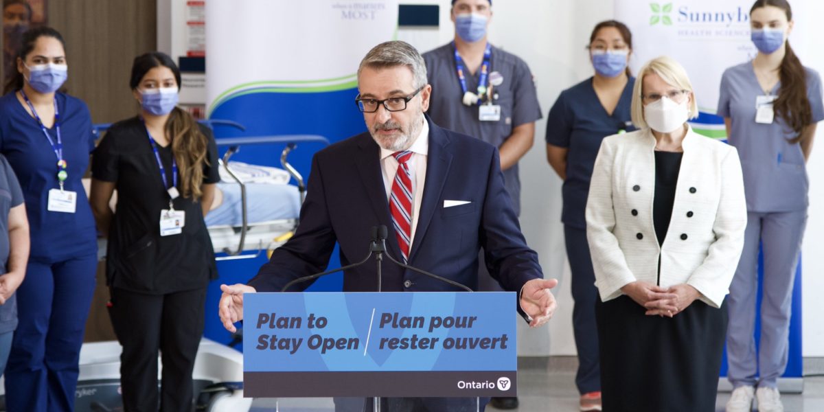 A photo of Ontario Minister of Long Term Care Paul Calandra.