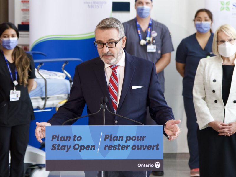 A photo of Ontario Minister of Long Term Care Paul Calandra.