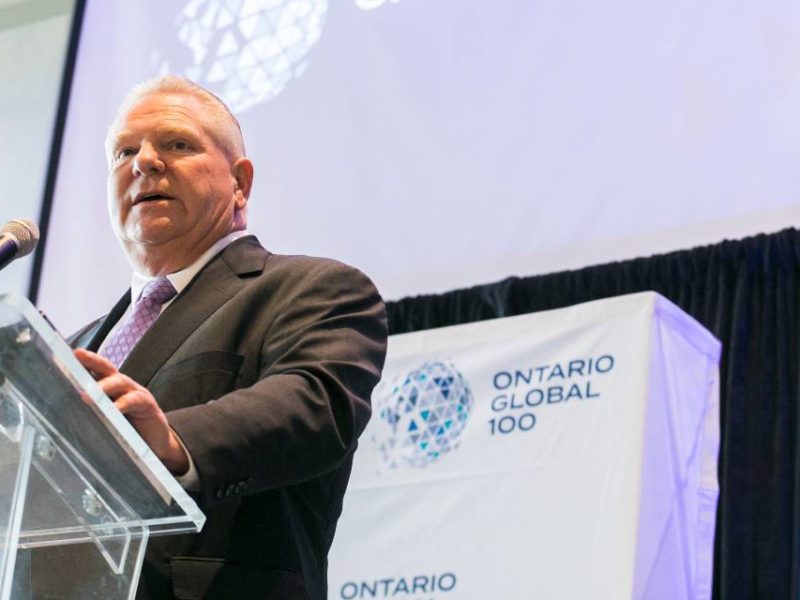 A photo of Ontario Premier Doug Ford.