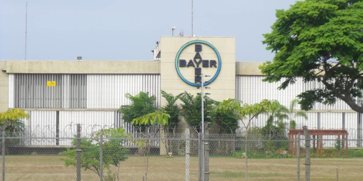 A photo of a Bayer facility. Bayer is one of the largest seed manufacturers in the world.