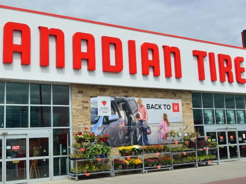 A photo of a Canadian Tire store in Markham, ON. Canadian Tire was accused of profiting off of impoverished workers in Bangladesh.