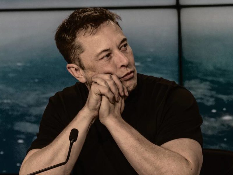 A photo of billionaire Elon Musk.