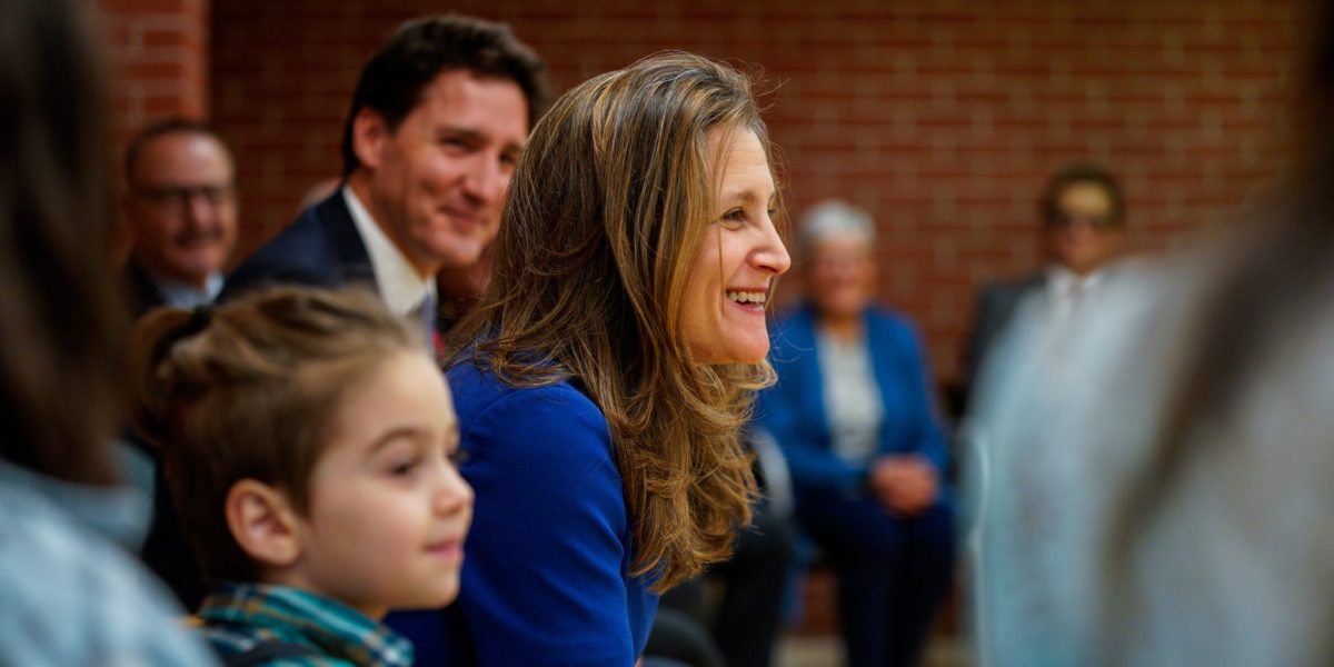 A photo of Canada's Deputy Prime Minister Chrystia Freeland.